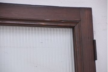 大正ロマン　古い洋館の上品なモールガラスドア(扉)