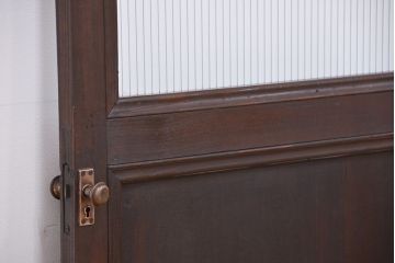 大正ロマン　古い洋館の上品なモールガラスドア(扉)