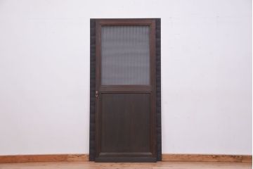 大正ロマン　古い洋館の上品なモールガラスドア(扉)