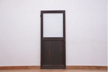 大正ロマン　古い洋館の上品なモールガラスドア(扉)