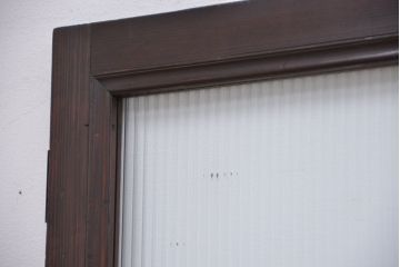 大正ロマン　古い洋館の上品なモールガラスドア(扉)