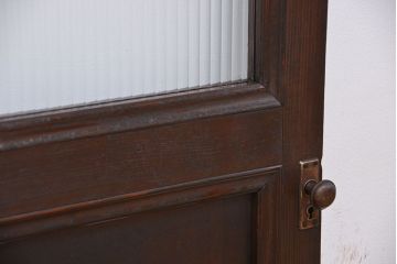 大正ロマン　古い洋館の上品なモールガラスドア(扉)