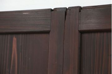 古民具・骨董　造りの良い上質な帯戸4枚セット(板戸)