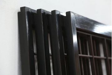 ★古民具・骨董　腰板欅材の上質な時代障子戸　4枚セット
