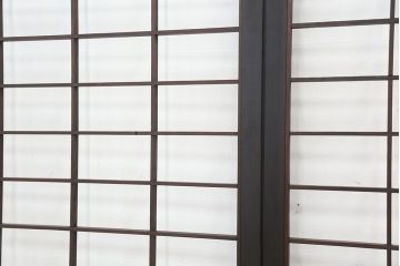 ★古民具・骨董　腰板欅材の上質な時代障子戸　4枚セット