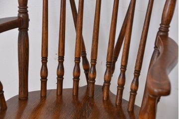 中古　飛騨産業ナラ材　ダイニングチェア2脚セット(椅子、イス)