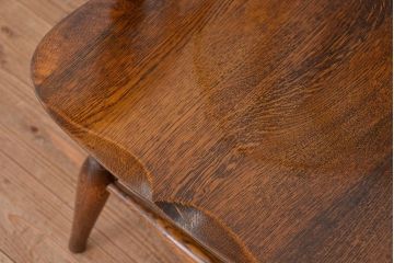 中古　飛騨産業ナラ材　ダイニングチェア2脚セット(椅子、イス)