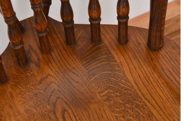 中古　飛騨産業ナラ材　ダイニングチェア2脚セット(椅子、イス)