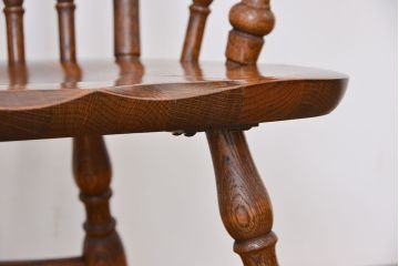 中古　飛騨産業ナラ材　ダイニングチェア2脚セット(椅子、イス)