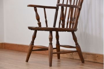 イタミ有り　中古　飛騨産業ナラ材　ダイニングチェア1脚(椅子、イス)