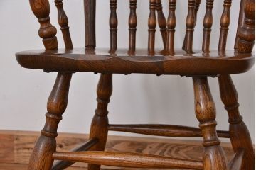 イタミ有り　中古　飛騨産業ナラ材　ダイニングチェア1脚(椅子、イス)