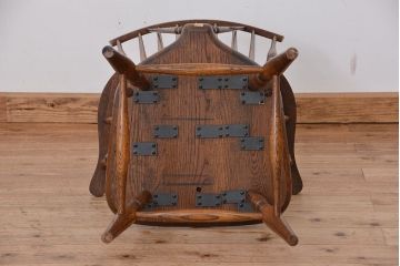 イタミ有り　中古　飛騨産業ナラ材　ダイニングチェア1脚(椅子、イス)