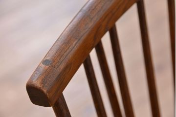 イタミ有り　中古　飛騨産業ナラ材　ダイニングチェア1脚(椅子、イス)