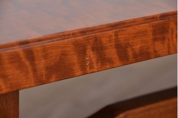 アンティーク家具　重厚　カリン材の造りの良い座卓(テーブル、花梨材)