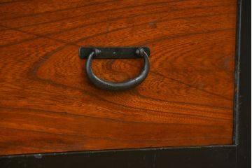 アンティーク家具　古民具・骨董　小振りな2段重ね階段箪笥