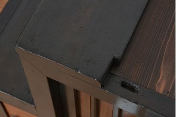 アンティーク家具　古民具・骨董　小振りな2段重ね階段箪笥