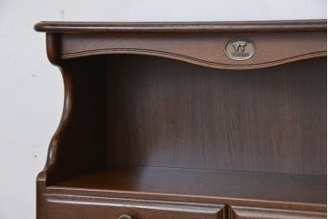 中古　カリモク製　電話台(収納棚)