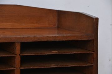 アンティーク家具　アンティーク　小振りな引き出し付きカルテケース(小引き出し、書類棚)