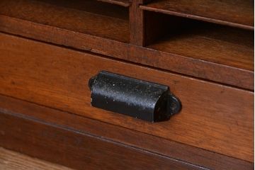 アンティーク家具　アンティーク　小振りな引き出し付きカルテケース(小引き出し、書類棚)