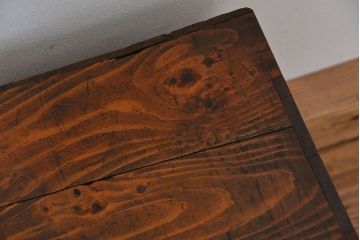 アンティーク家具　アンティーク　古い木の変わり型8杯小引き出し