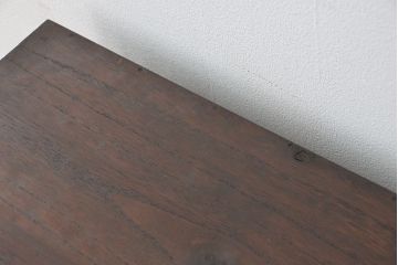 レトロ家具　昭和レトロ　鉄脚付きアンティークローボード?(収納棚)