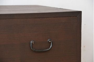 アンティーク家具　アンティーク　鉄脚付き　ローチェスト(ローボード)
