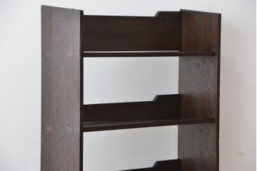 レトロ家具　★昭和レトロ　シンプルな本棚(ブックシェルフ)
