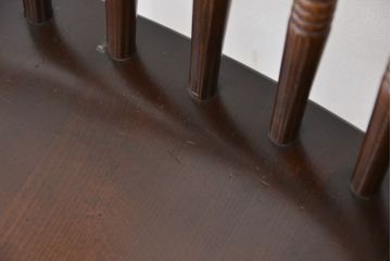 中古　飛騨産業キツツキマーク　スティックバックチェア2脚セット(ダイニングチェア、椅子、イス)