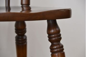 中古　飛騨産業キツツキマーク　スティックバックチェア2脚セット(ダイニングチェア、椅子、イス)