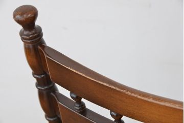 中古　飛騨産業キツツキマーク　スティックバックチェア2脚セット(ダイニングチェア、椅子、イス)