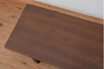 アンティーク家具　古民具・骨董　天板一枚板、味のある裁ち板(テーブル、作業台)