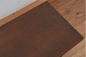 アンティーク家具　古民具・骨董　天板一枚板、味のある裁ち板(テーブル、作業台)