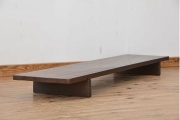 アンティーク家具　古民具・骨董　天板一枚板、味のある裁ち板(テーブル、作業台)
