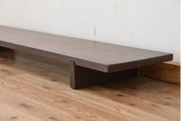 アンティーク家具　古民具・骨董　天板一枚板、味のある裁ち板(テーブル、作業台)