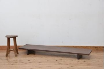 アンティーク家具　古民具・骨董　天板一枚板、味のある裁ち板(テーブル、作業台)