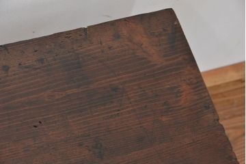 アンティーク家具　★アンティーク　古い木のシンプルな作業台(テーブル、机)