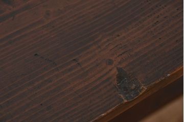 アンティーク家具　★アンティーク　古い木のシンプルな作業台(テーブル、机)