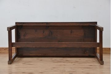 アンティーク家具　★アンティーク　古い木のシンプルな作業台(テーブル、机)