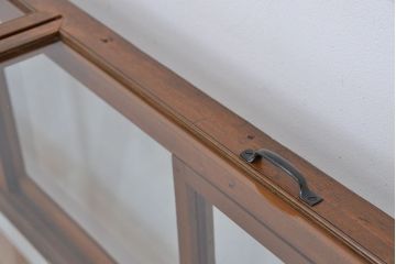 アンティーク家具　アンティーク　6面ガラス脚付きガラスケース(ショーケース、飾り棚)