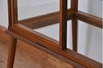 アンティーク家具　アンティーク　6面ガラス脚付きガラスケース(ショーケース、飾り棚)