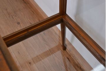 アンティーク家具　アンティーク　6面ガラス脚付きガラスケース(ショーケース、飾り棚)