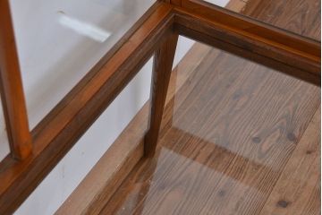 アンティーク家具　アンティーク　6面ガラス脚付きガラスケース(ショーケース、飾り棚)