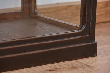 アンティーク家具　大正ロマン　古いタバコ屋の上質な横長ガラスケース(ショーケース)