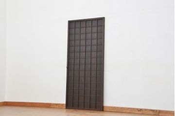 古民具・骨董　味のある格子扉(ドア)