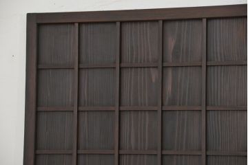 古民具・骨董　味のある格子扉(ドア)