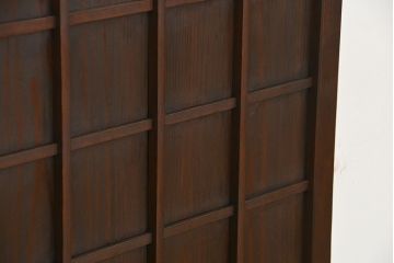 古民具・骨董　味のある格子扉(ドア)