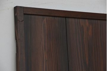 古民具・骨董　味のある格子扉(ドア)