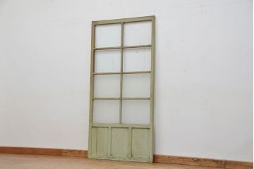 ★昭和レトロ　ペンキの剥げたガラス戸一枚(引き戸)