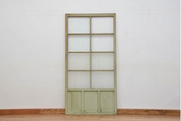 ★昭和レトロ　ペンキの剥げたガラス戸一枚(引き戸)