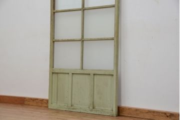 ★昭和レトロ　ペンキの剥げたガラス戸一枚(引き戸)